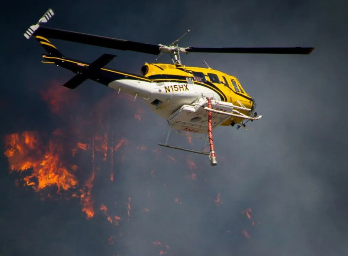 Helicopter firefighting